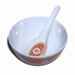 Farfurie cu lingura, cu simboluri de bun augur