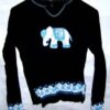 Tricou din bumbac cu elefantul fericirii