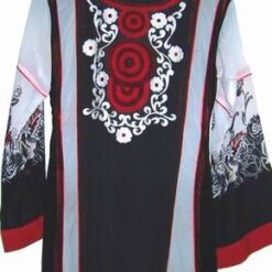 Rochie indiana cu broderie de bun augur