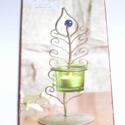 Suport din metal pentru lumanare tip pastila