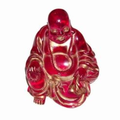 Buddha rosu al abundentei, din rasina