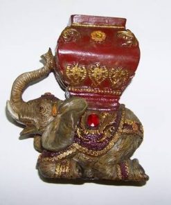 Elefantul bogatiei din ceramica, cu trompa in sus
