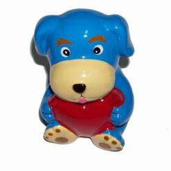 Pusculita din ceramica in forma de Caine