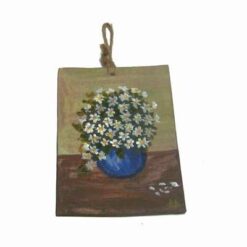 Minitablou din ceramica cu margarete