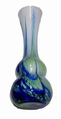 Wu Lou din sticla - albastra si verde