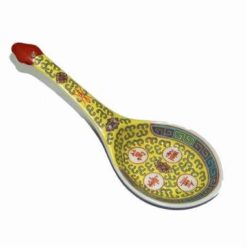 Lingura din portelan cu ideograme de bun augur