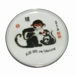 Farfurie cu pereche de Maimute