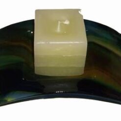 Lumanare Feng Shui pe suport din sticla