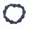 Bratara Feng Shui cu ochiul lui Horus si sfere albastre