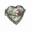 Inimioara din metal cu abalone