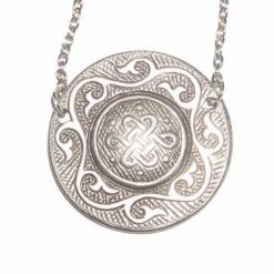 Pandantiv din alpaca cu nodul mistic