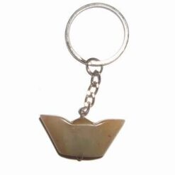 Breloc cu pepita din jad pentru succes profesional