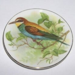 Mini farfurie din portelan cu pasarea fericirii