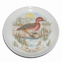 Mini farfurie din portelan cu rata mandarina