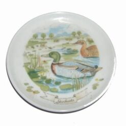 Mini farfurie din portelan cu rate mandarine