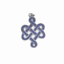 Nodul mistic din argint 925 albastru