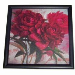 Tablou Feng Shui cu flori de bujor