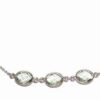 Bratara din argint 925 si cristal de peridot multifatetat