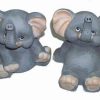 Cuplu de elefanti din ceramica pentru sanatate