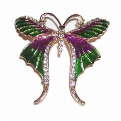 Brosa Feng shui cu fluturele eliberarii de trecut