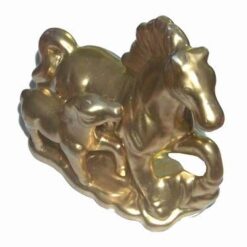 Pereche de cai aurii pentru armonie si succes