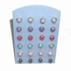 Set 12 perechi cercei cu perlute