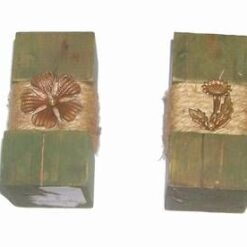 Set de 2 ornamente vintage pentru lumanari pastila