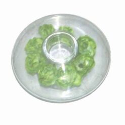 Ornament feng shui din sticla pentru lumanare