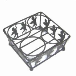 Suport 4 lumanari din metal cu ingerasi