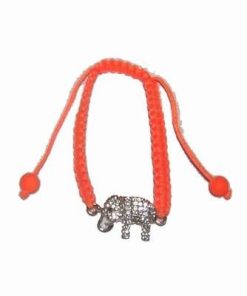 Bratara cu elefantul iubirii neconditionate pe siret portoca