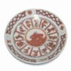 Farfurie decorativa din portelan cu 12 zodii pentru Iepure