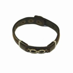 Bratara cu cifra 8 din piele