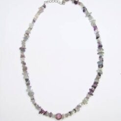 Colier Feng shui din cristal de fluorit