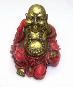 Buddha al bunastari rosu cu auriu