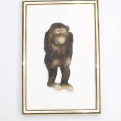 Tablou 3 D cu maimuta fericirii