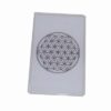 Card Feng Shui cu Floarea Vietii - alb