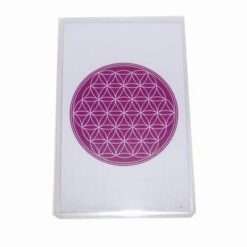 Card Feng Shui cu Floarea Vietii - mov