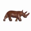 Rinocer vintage din lemn