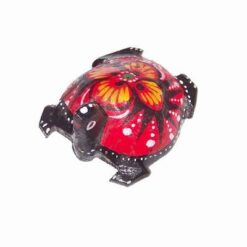 Boroscuta testoasa din lemn cu dorje pictata pe ea