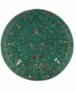 Tablou din ceramica cu calendarul Aztec pentru protectie