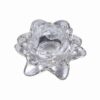 Suport de lumanare cilindru in forma de lotus din cristal
