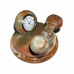 Minitelefon din onix cu ceas un remediu feng shui vintage