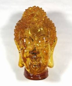 Capul lui Buddha din chihlimbar industrial