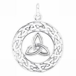Pandantiv din argint masiv, unisex - Triskell