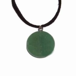 Pandantiv din aventurin - Banut - pe siret negru