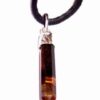 Pandantiv din ochi de tigru, pe siret negru reglabil