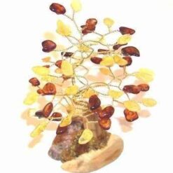 Copacel cu cristale de chihlimbar