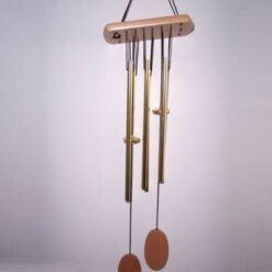 Clopotel de vant6 tuburi pline- galben