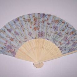 Evantai pentru dormitor din bambus si matase