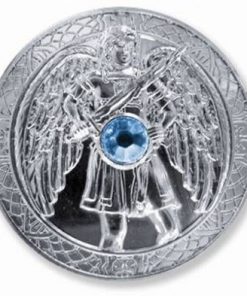 Moneda ingerului Mihael/Mihail placata cu argint